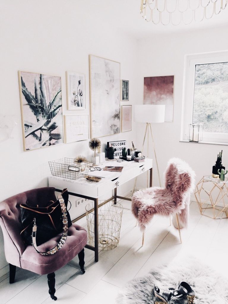 How To Glam Up Your Work Space - 21Ninety